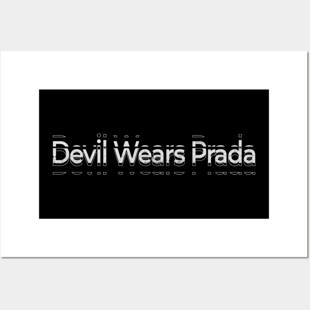 Devil Wears Prada Kinetic Typography Wall Art by SGA